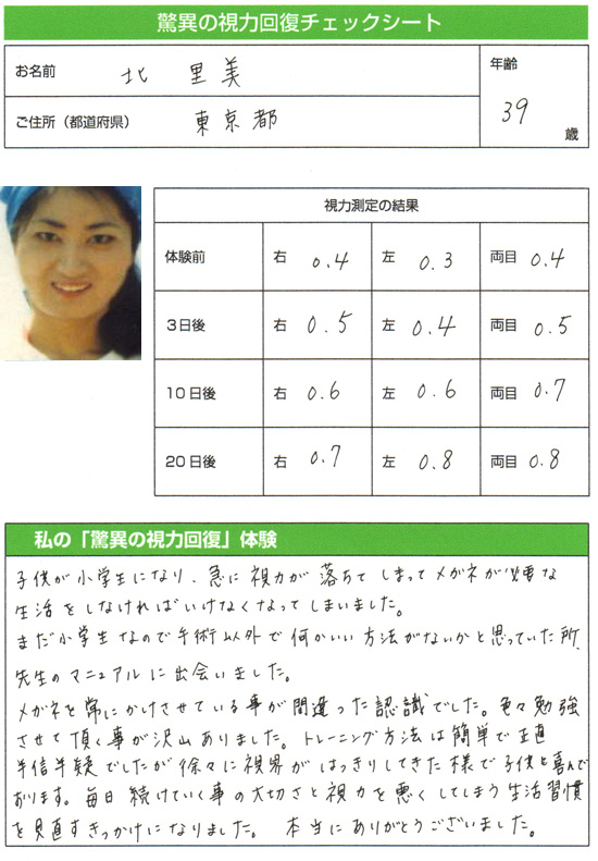 北里美様